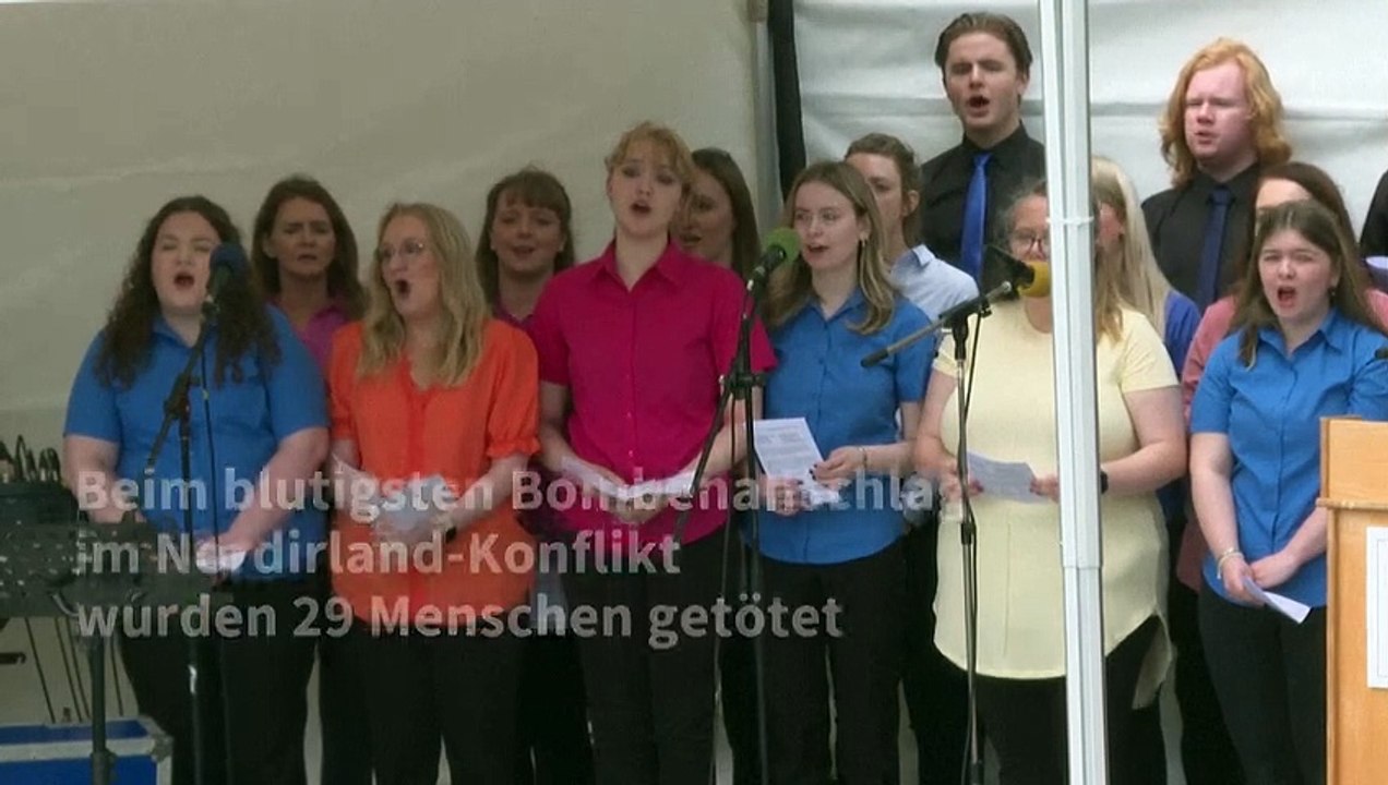 Nordirland-Konflikt: Gedenken an Opfer des Anschlags von Omagh vor 25 Jahren