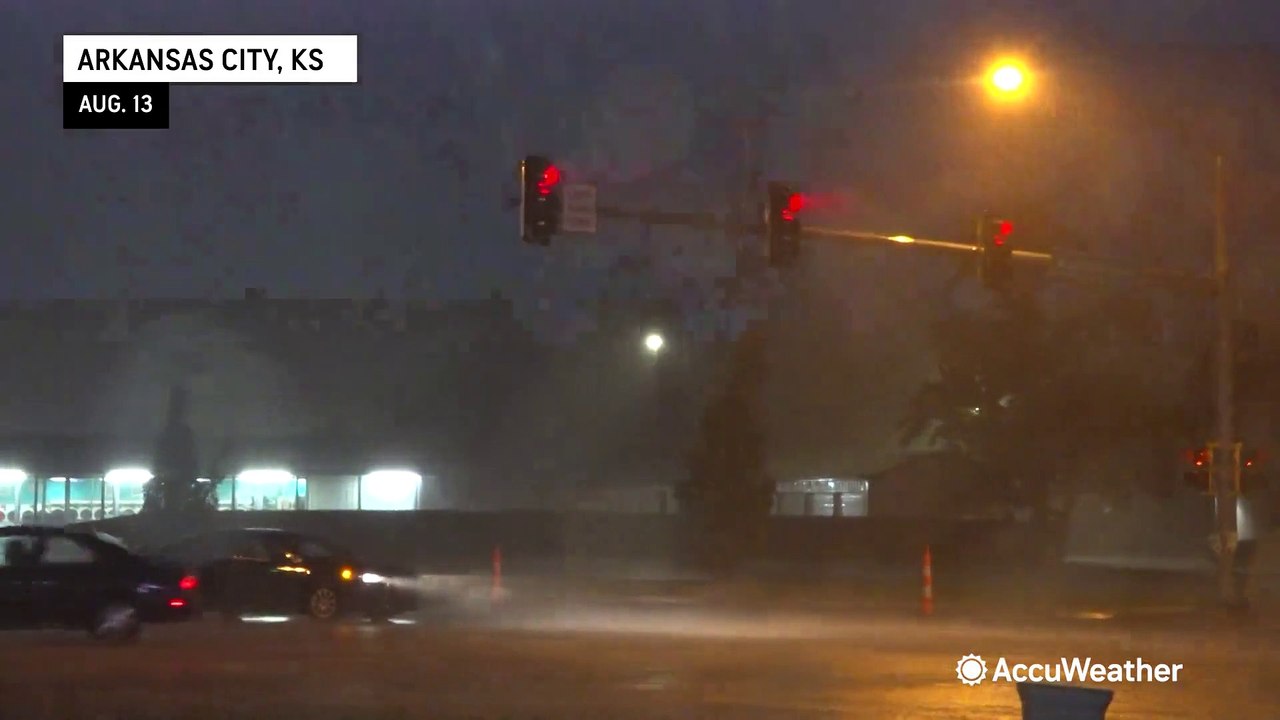 Storms roll through Kansas