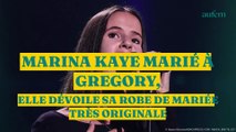 Marina Kaye mariée à Grégory, elle dévoile sa robe de mariée très originale (PHOTOS)