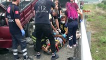Kuzey Marmara Otoyolu İzmit Geçişinde Kaza: 6 Kişi Yaralandı