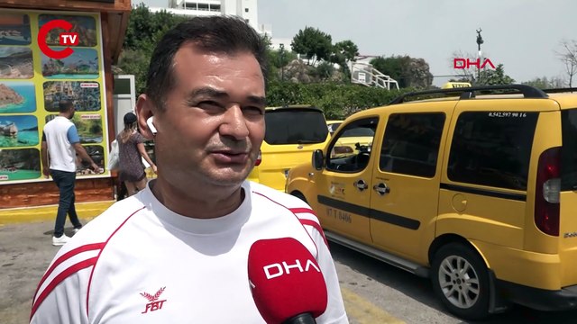 ANTALYA'DA RUS VE UKRAYNA PLAKALI ARAÇLARLA KORSAN TAKSİCİLİK