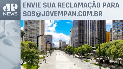 Revitalização do Vale do Anhangabaú segue incompleta após um ano e meio da entrega | SOS São Paulo