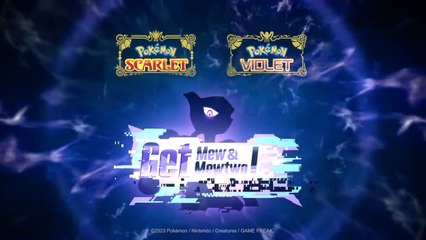 Pokemon Scarlet and Pokemon Violet Official Mew and Mewtwo Trailer