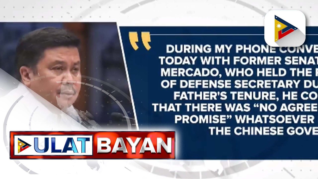 Mga anak ni dating Pangulong Joseph Estrada, pinalagan ang isang artikulo na nangako umano ang dating pangulo na aalisin ang BRP Sierra Madre sa Ayungin Shoal