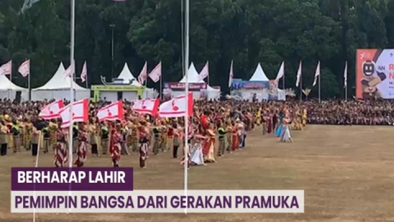 Hadiri Peringatan Hari Pramuka,  Ini Pesan Wapres Maruf