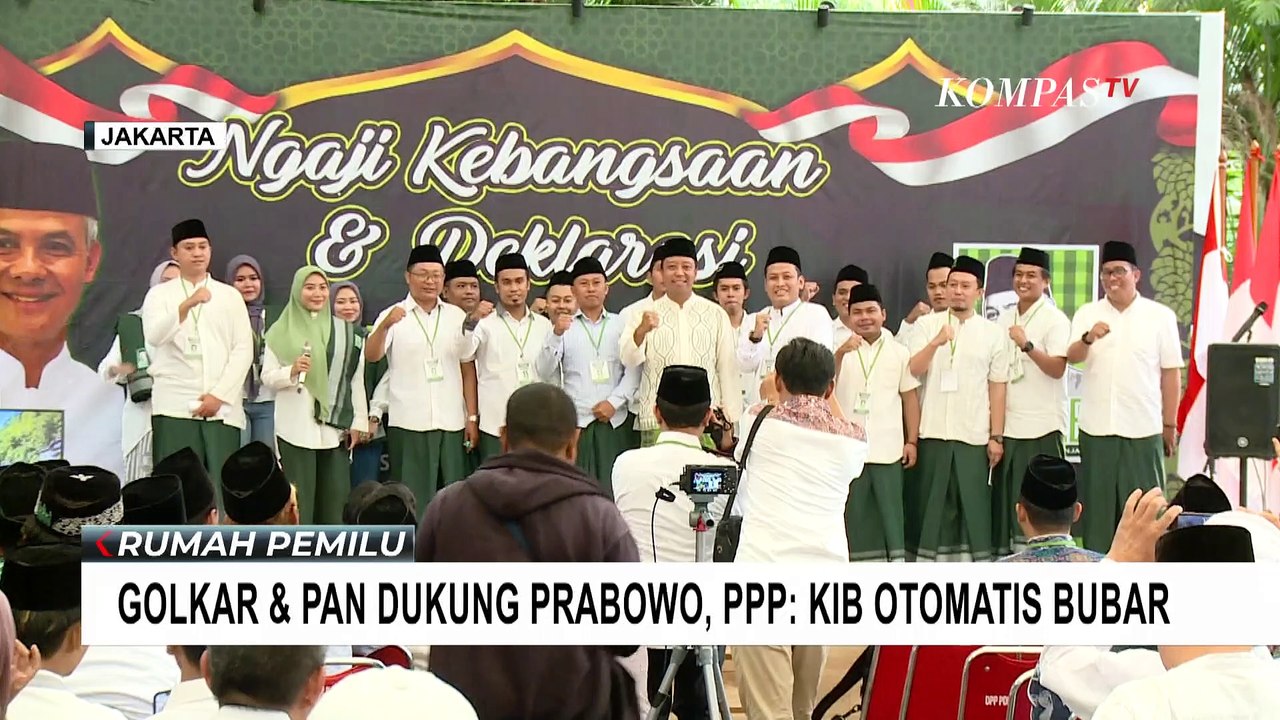 Nasib KIB Usai Golkar-PAN Dukung Prabowo, PPP: KIB Otomatis Bubar!