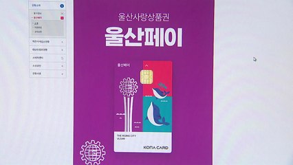 [울산] '울산페이' 월 30만 원 무할인 발행 시범 운영 / YTN