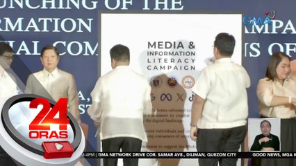 "Media Information and Literacy" Campaign, inilunsad vs. maling impormasyon | 24 Oras