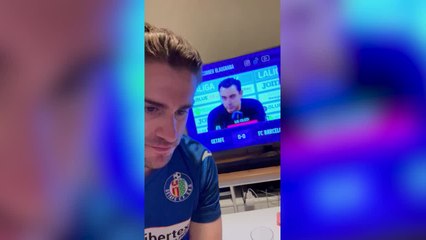 La desternillante y viral contestación de un aficionado del Getafe a Xavi pro sus declaraciones