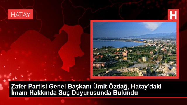 Zafer Partisi Genel Başkanı Ümit Özdağ, imam Halil Konakçı hakkında suç duyurusunda bulundu