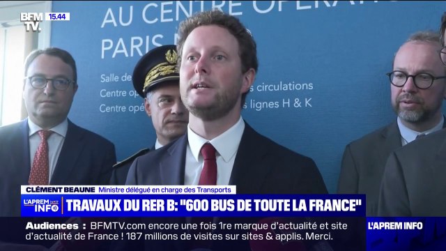 Travaux du RER B: 600 bus déployés et 1000 chauffeurs mobilisés pour assurer le dispositif de substitution