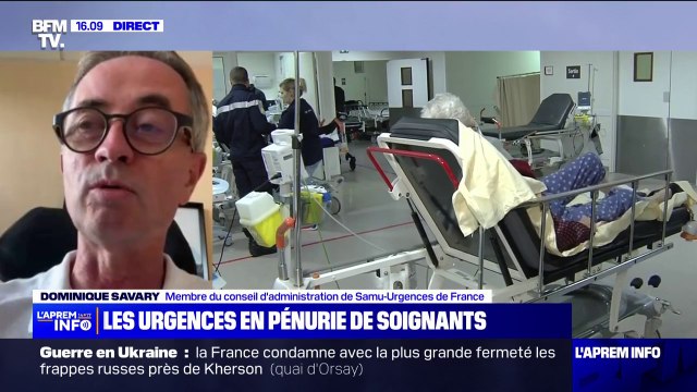 Hôpitaux en tension: On ne peut pas laisser le système de santé, et les urgences en particulier, dans cet état pour nos patients , pour Dominique Savary (Samu-Urgences France)