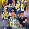 Müge Anlı ve eşi Şinasi Yüzbaşıoğlu Fenerbahçe maçında