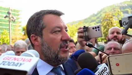 Ponte Morandi, Salvini: "Piangiamo vittime dell'avidita'"
