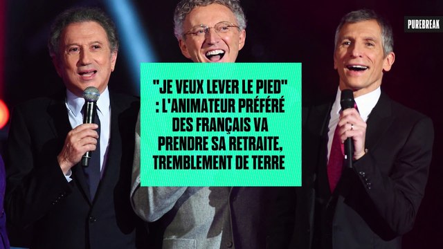 Je veux lever le pied : l'animateur préféré des Français va prendre sa retraite, tremblement de terre à la télévision