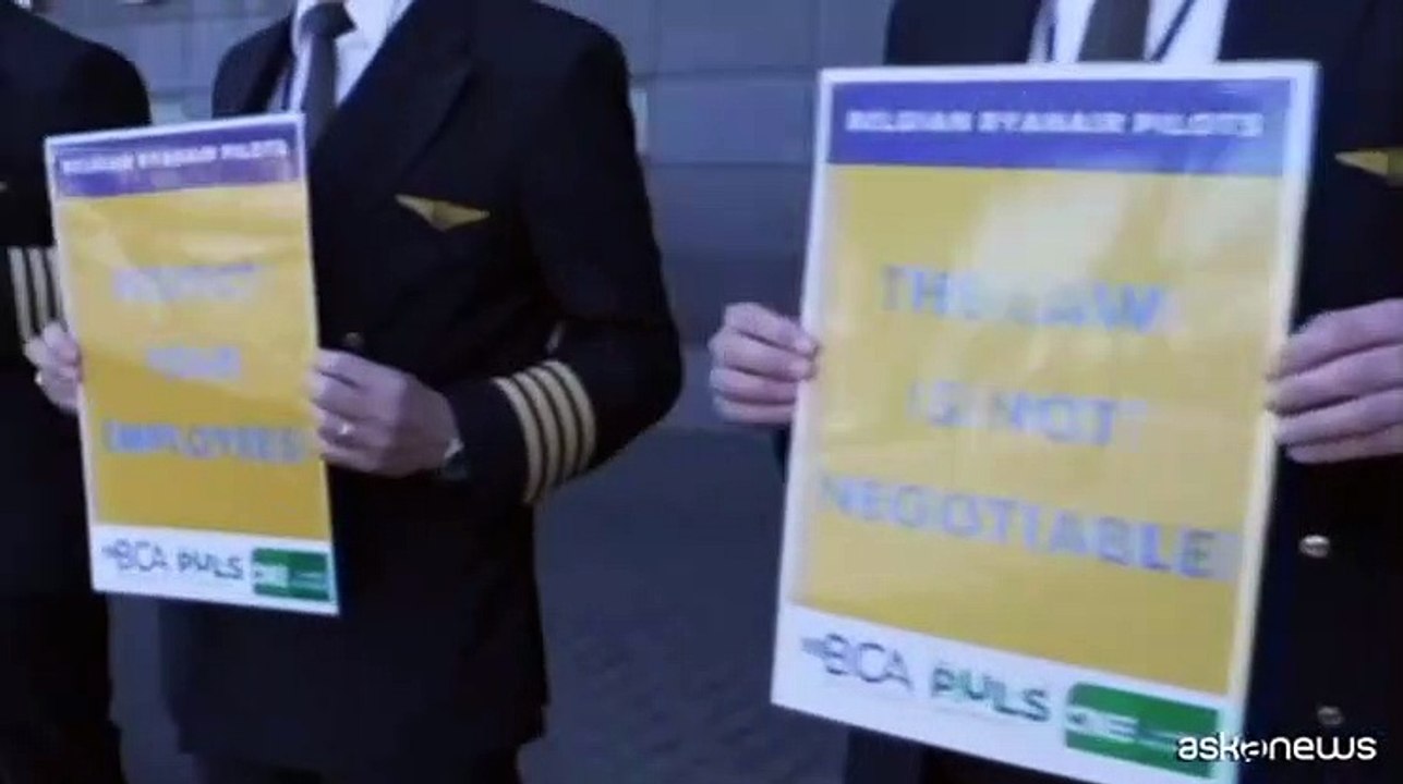I piloti Ryanair scioperano in Belgio per la terza volta