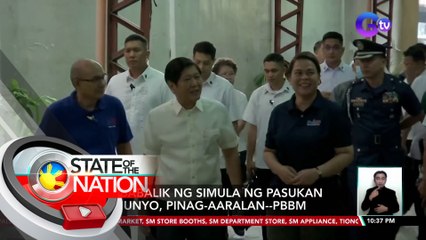 Pagbabalik ng simula ng pasukan sa Hunyo, pinag-aaralan--PBBM | SONA