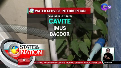 Ilang lugar sa Metro Manila at Cavite, apektado ng hanggang 16 oras na water service interruption | SONA