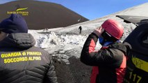 L'Etna in eruzione, l'attività della della guardia di finanza per la sicurezza dei turisti