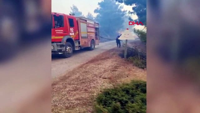 Adana'da Orman Yangını Kontrol Altına Alınmaya Çalışılıyor