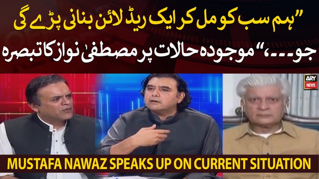 We all have to make a red line together, Mustafa Nawaz Khokhar's analysis