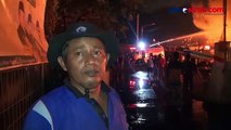 Detik-Detik Belasan Kapal di Pelabuhan Jongor Tegal Ludes Terbakar