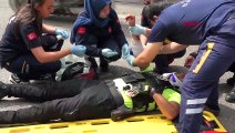 Bursa'da Motosiklet Kazası: Polis Memuru Yaralandı