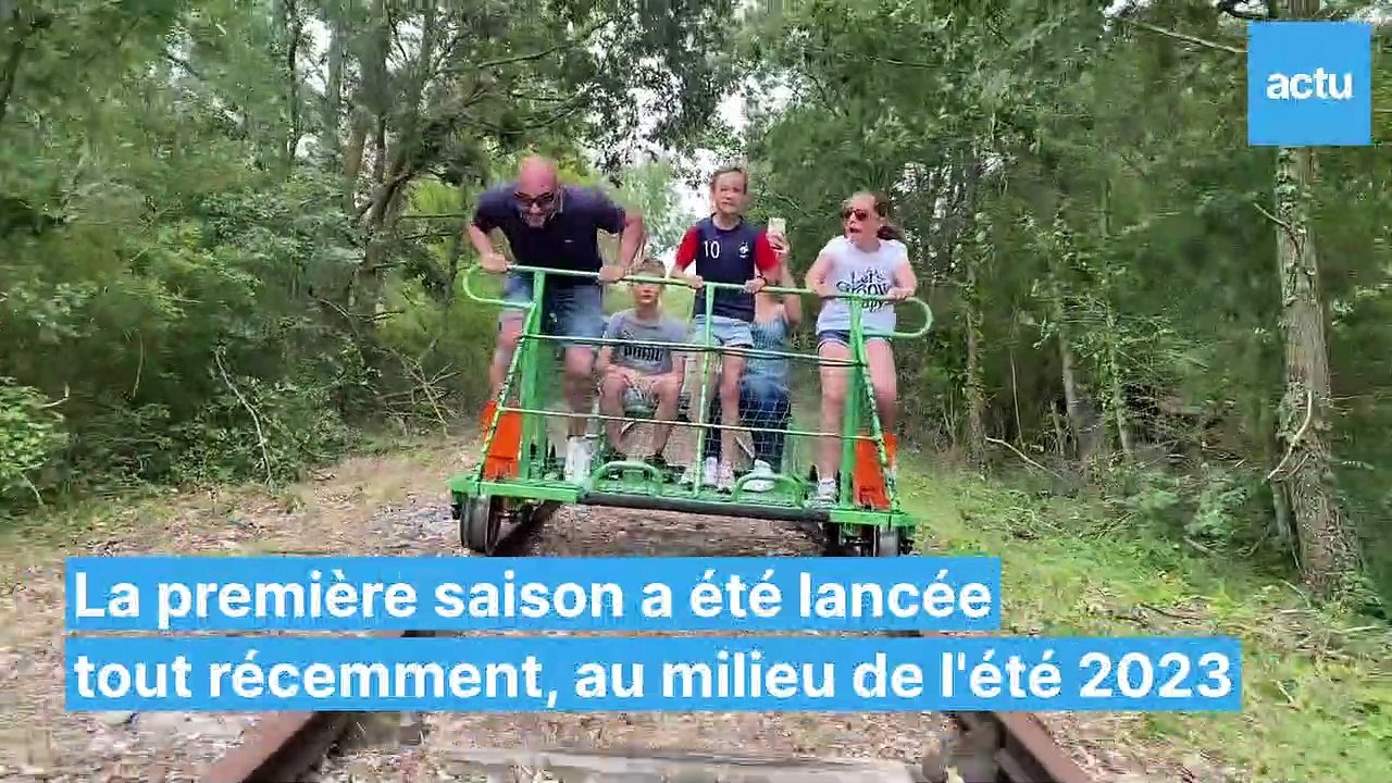 Vélorail du lauragais : on a assisté aux premiers coups de pédale