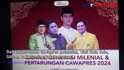 Gibran jadi Kandidat Cawapres Paling Populer Versi Survei LSI Denny JA