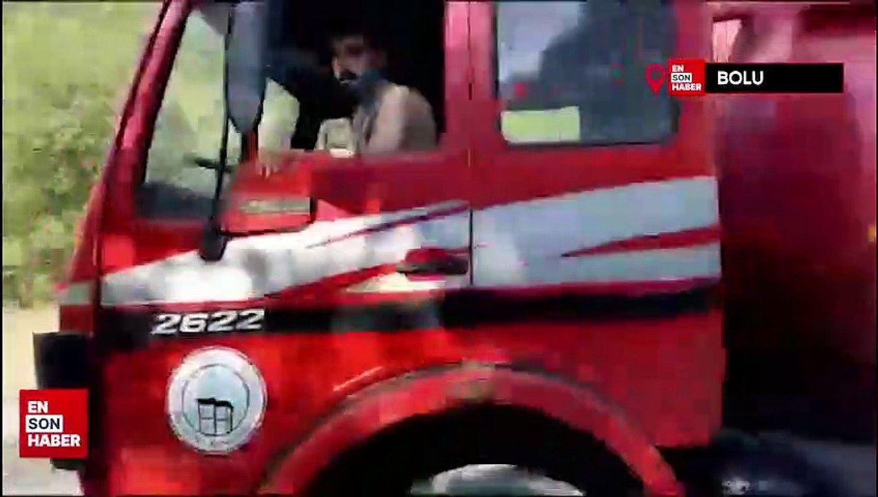 Bolu'da orman yangını büyümeden söndürüldü