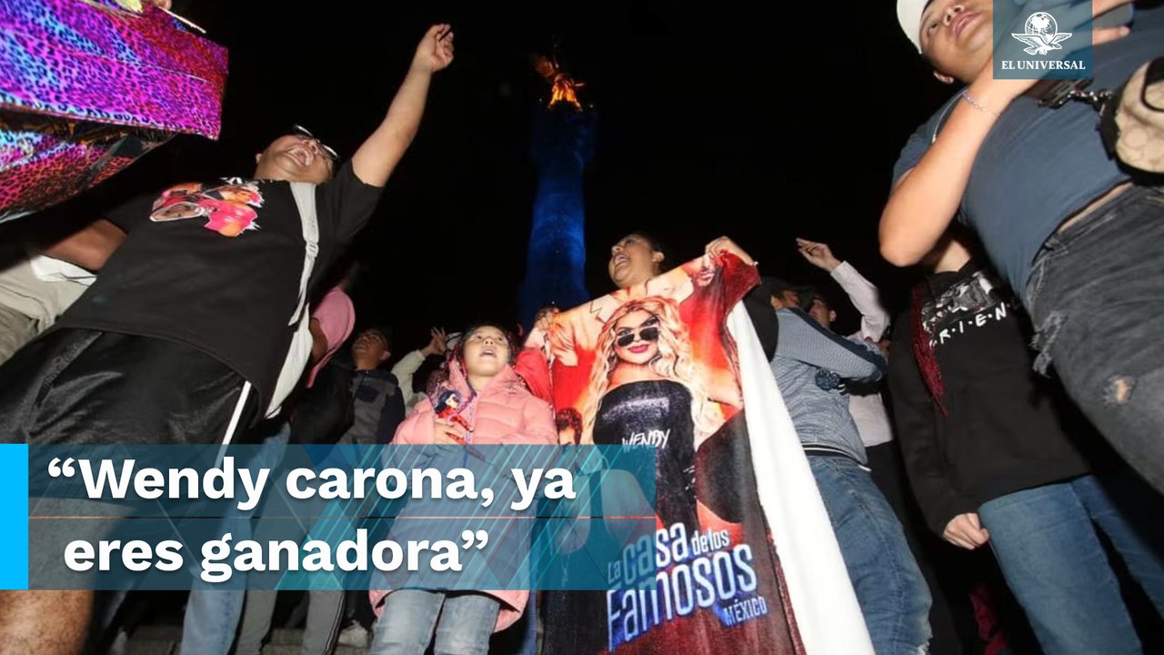 Captan momento exacto cuando capitalinos celebran triunfo de Wendy Guevara