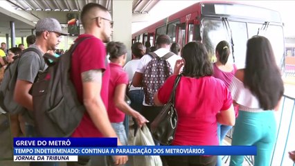Tempo indeterminado: continua a paralisação dos metroviários