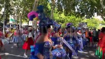 Residentes bolivianos celebran Urkupiña en Madrid España
