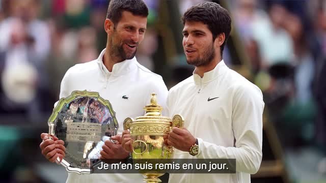 Cincinnati - Djokovic : Je me suis remis de ma défaite à Wimbledon en un jour