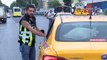 Inspection des chauffeurs de taxi à Fatih : amendes en milliers de lires infligées