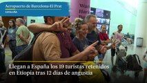 Llegan a España los 19 turistas retenidos en Etiopía