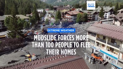 Extreme weather continues in Europe as Italy hit by mud landslides