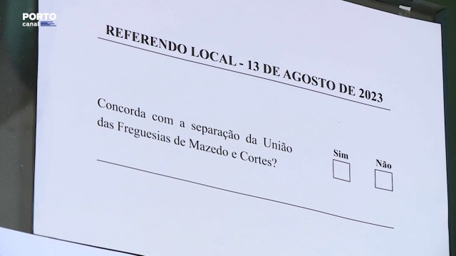 Habitantes votam a favor da separação das freguesias Mazedo e Cortes, em Monção
