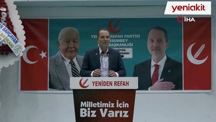 Fatih Erbakan'dan İmamoğlu'na sert tepki