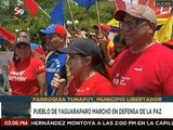Sucre | Habitantes de la parroquia Tunapuy se moviliza en respaldo al Presidente Nicolás Maduro