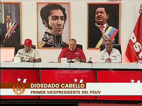 Primer Vpdte. del PSUV Diosdado Cabello ofreció balance sobre movilizaciones realizadas en el país