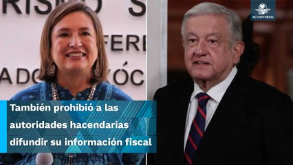 Juez concede suspensión definitiva que ordena a AMLO abstenerse de atacar a Xóchitl Gálvez