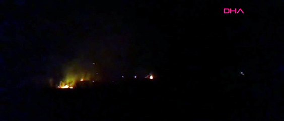 Çorum Sungurlu'da çıkan yangında 6 dönüm ağaçlık alan zarar gördü