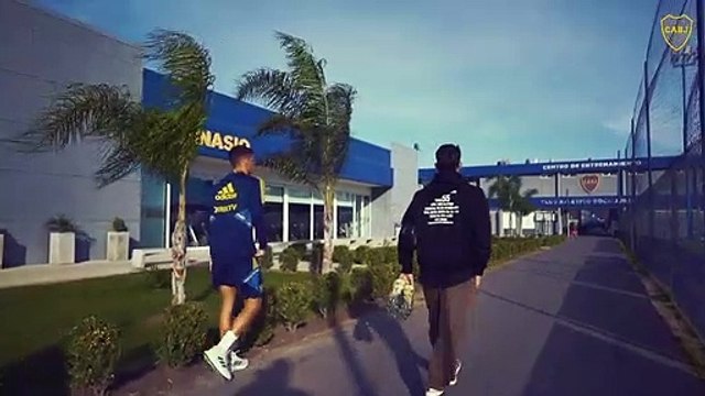 La presentación de Ezequiel Bullaude en Boca Juniors