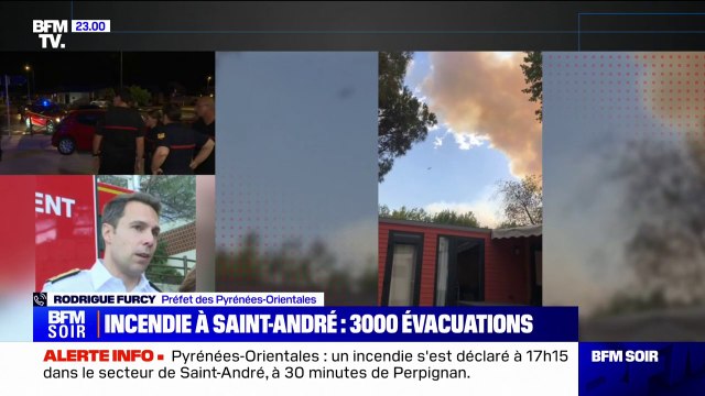 Incendie dans les Pyrénées-Orientales: Pas de victime à cette heure , assure le préfet Rodrigue Furcy