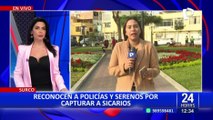 Surco: policías y serenos reciben reconocimiento por capturar a presuntos sicarios