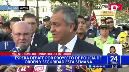 Vicente Romero sobre visitas a Pedro Castillo: “INPE y PNP deben deslindar responsabilidades”