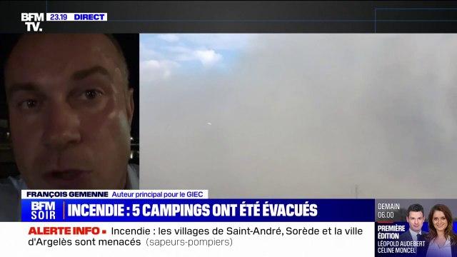 François Gemene (GIEC): Un des effets du changement climatique en Europe, ça va être la multiplication de ces feux de forêts