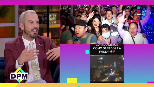 ¡Así fue la celebración por triunfo de Wendy en LCDLFMX en el Ángel de la Independencia!