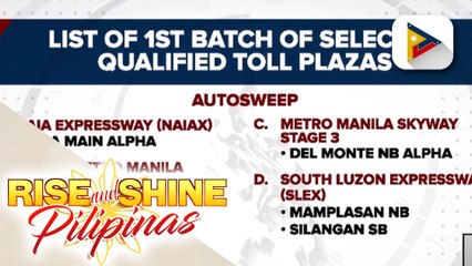 Trial run para sa contactless toll ng TRB, sisimulan sa Sept. 1